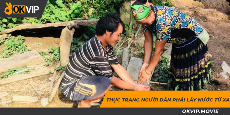 Người dân thiếu mất nhiều thời gian để lấy nước sạch về sử dụng